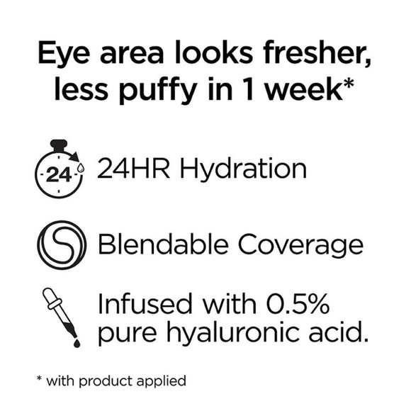 L’Oréal Paris True Match Eye Cream Concealer, 0.5% hyaluronic acid, Dark C7-8 - Picture 5 of 8